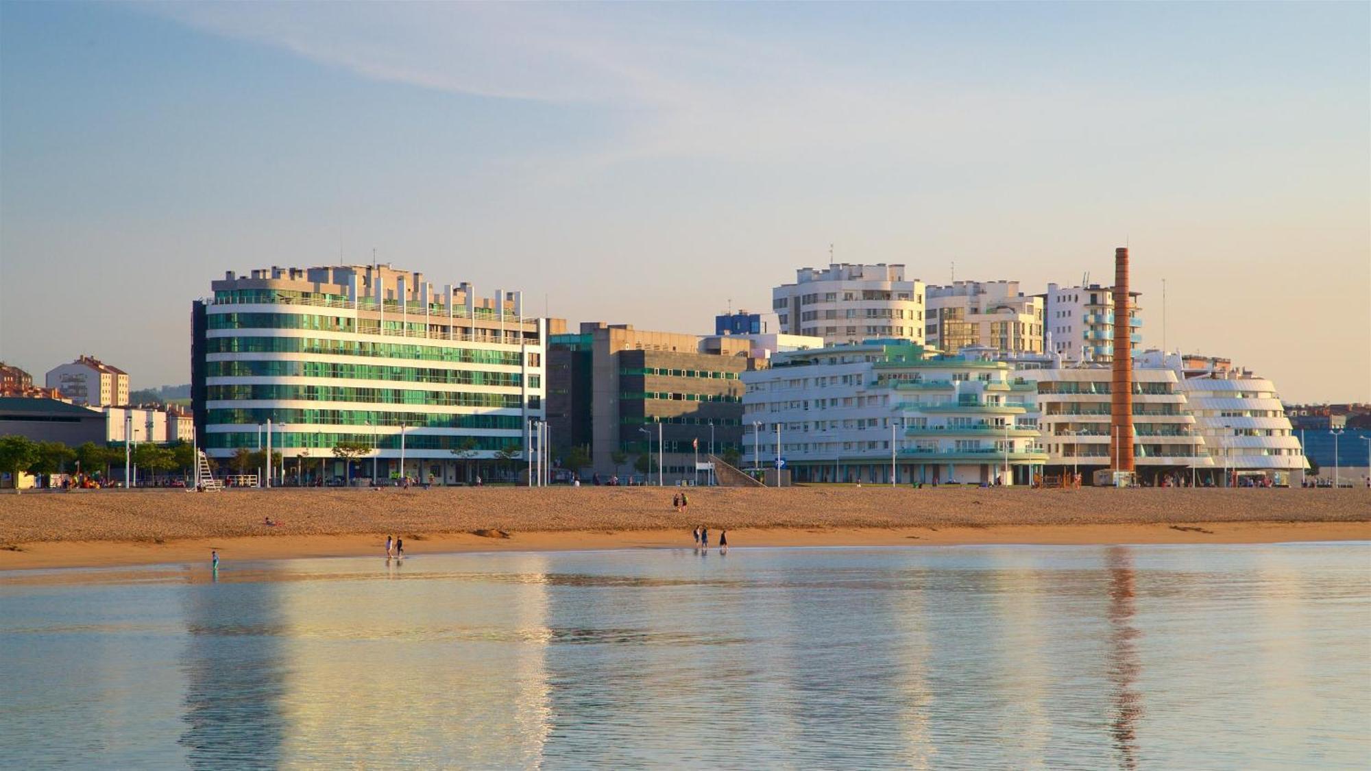 Av Gijon Poniente Playa Apartment Exterior foto